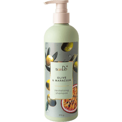 Gaivinantis alyvuogių ir pasiflorų šampūnas – intensyviai drėkinantis
