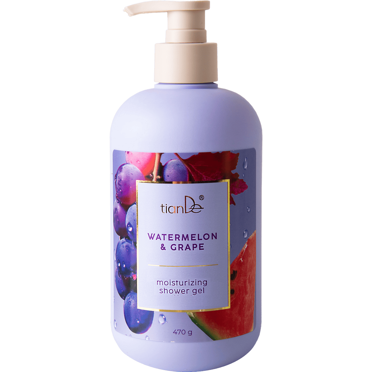 Drėkinamoji dušo želė Arbūzas ir Vynuogės – gaivinantis, maitina