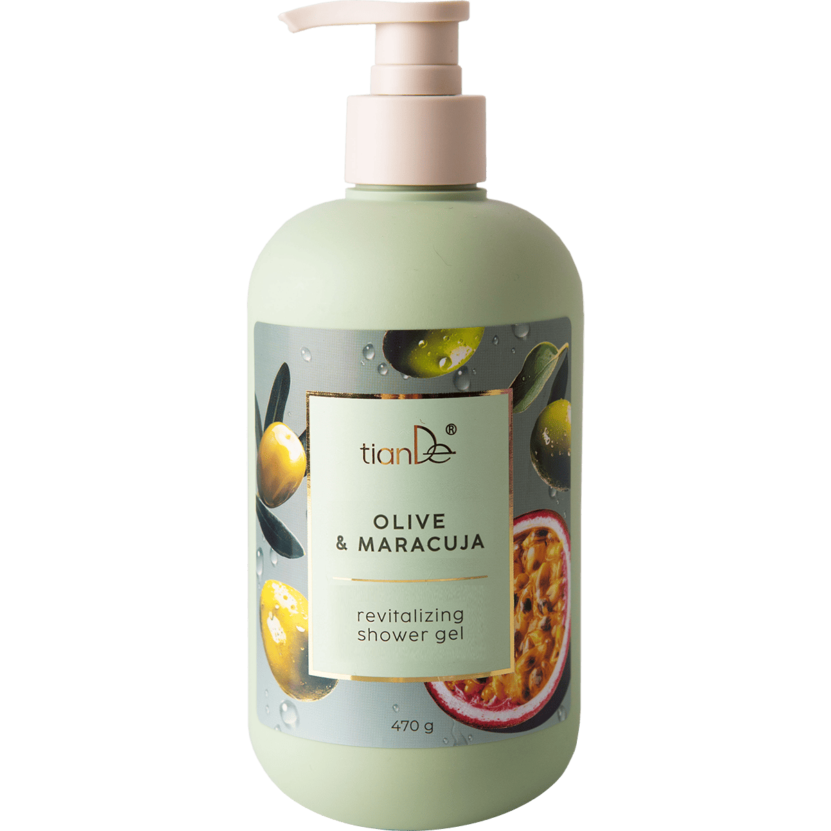 Gaivinanti alyvuogių ir pasiflorų dušo želė – drėkinantis ir raminantis