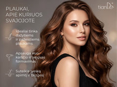 Moteris su gražiais plaukais