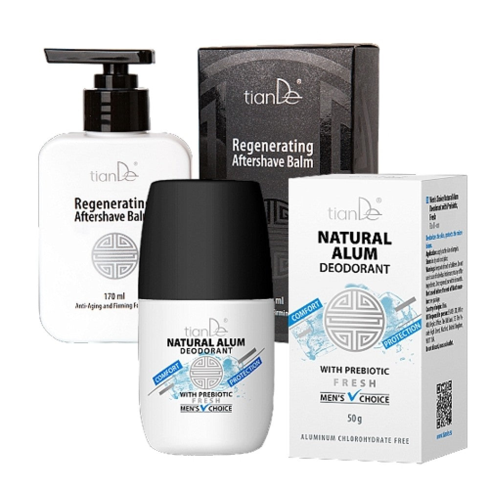 Balzamas po skutimosi + dovana alūno dezodorantas  Tiandel.lt