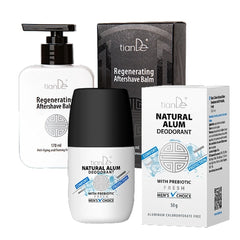 Balzamas po skutimosi + dovana alūno dezodorantas  Tiandel.lt