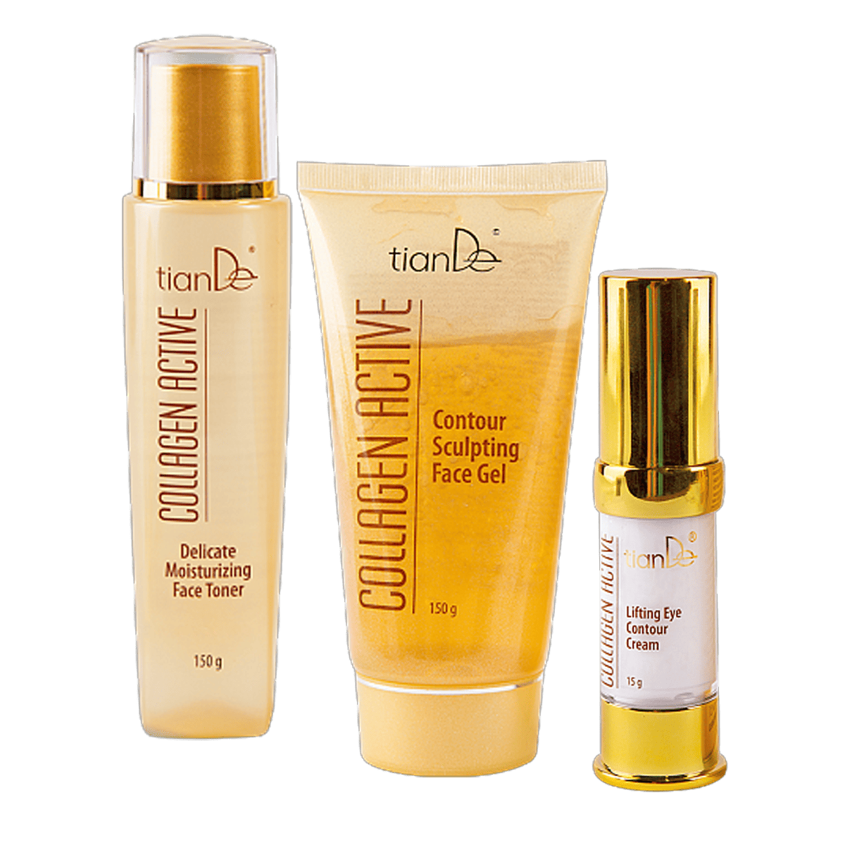 pirk 2 priemones: švelnų drėkinamąjį toniką + modeliuojamąjį gelį veido ovalui - PADOVANOSIME liftingo kremą akių kontūrui