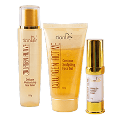 pirk 2 priemones: švelnų drėkinamąjį toniką + modeliuojamąjį gelį veido ovalui - PADOVANOSIME liftingo kremą akių kontūrui