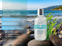 Hialurono veido ir kūno želė-losjonas su jūros dumbliais | Tiandelt
