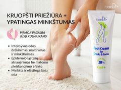 Pėdų kremas su 30 % šlapalu – nuo įtrūkimų ir nuospaudų, 80g