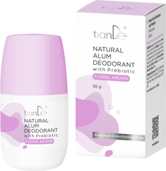 Natūralus alūno dezodorantas su prebiotikais (gėlių aromato), 50 g