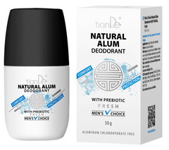 Natūralus alūno dezodorantas su prebiotikais vyrams, 50g I Tiande