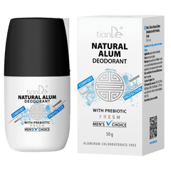 Natūralus alūno dezodorantas su prebiotikais vyrams, 50g I Tiande