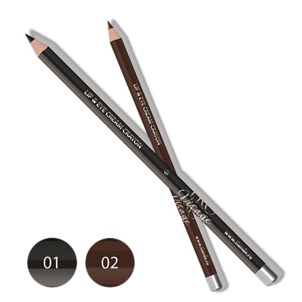 Pieštukas Lūpoms ir Akims Tonas 01 ir 02