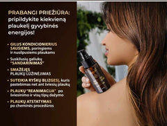 Plaukų atstatymas su argano aliejumi