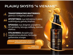 Tiande skysti plaukams su arganu