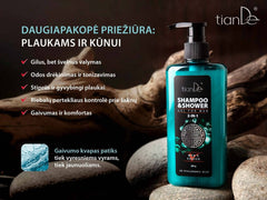 Plaukams ir kūnui šampūnas ir dušo gelis