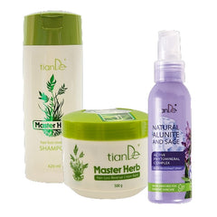 Šaampūnas ir balzamas nuo slinkimo, dezodorantas