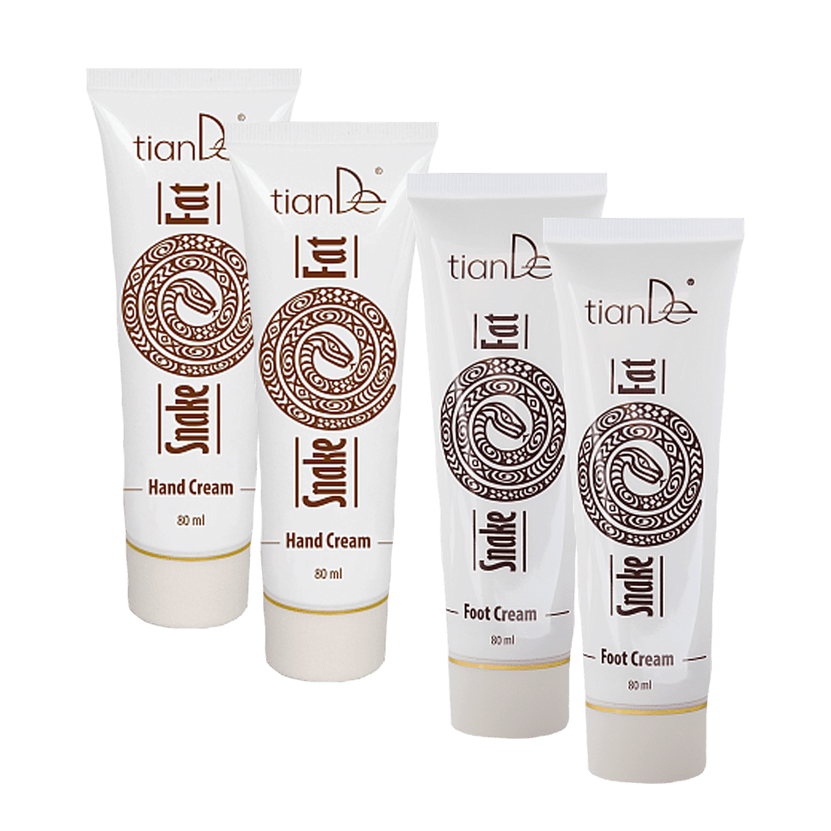 Rankų ir kojų kremai su gyvatės taukais - rinkinys