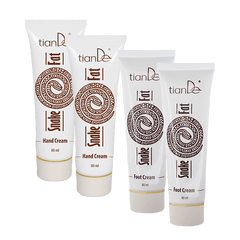 Rankų ir kojų kremai su gyvatės taukais - rinkinys