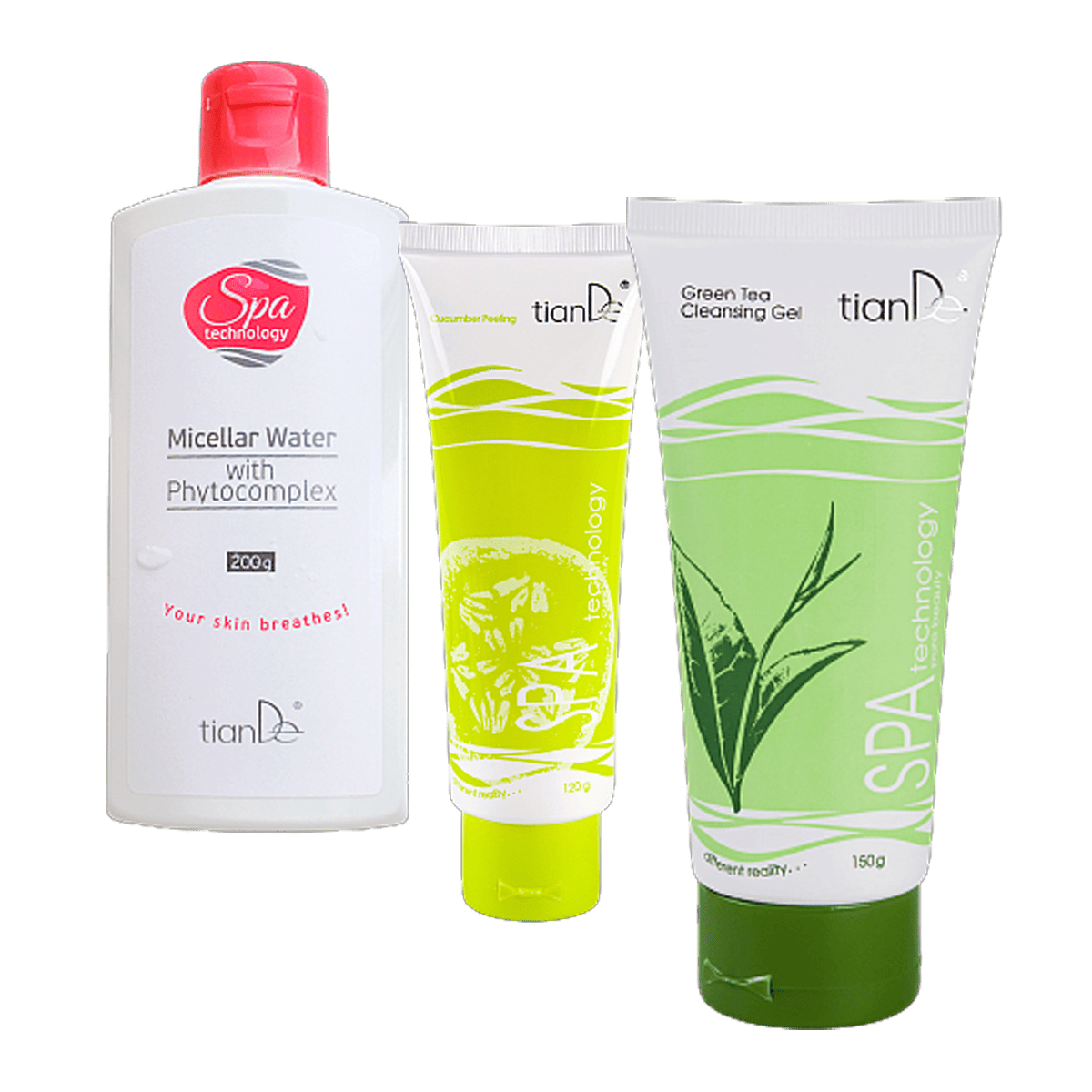 Pirk micelinį vandenį su fitokompleksu + agurkinį pilingą - padovanosime prausimosi gelį "Žalioji arbata"