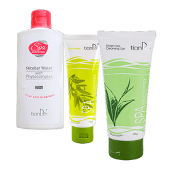 Pirk micelinį vandenį su fitokompleksu + alyvuogių pilingą - padovanosime prausimosi gelį "Žalioji arbata"