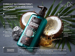 Šampūnas ir dušo gelis du viename su kokosu