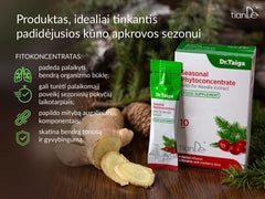 TianDe fitokoncentrato nauda: palaiko kvėpavimo takų veiklą, stiprina imunitetą, apsaugo ląsteles su 60mg vitamino C
