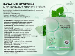 Veido kaukė su azelaino rūgštimi ir vitaminu C | TianDe
