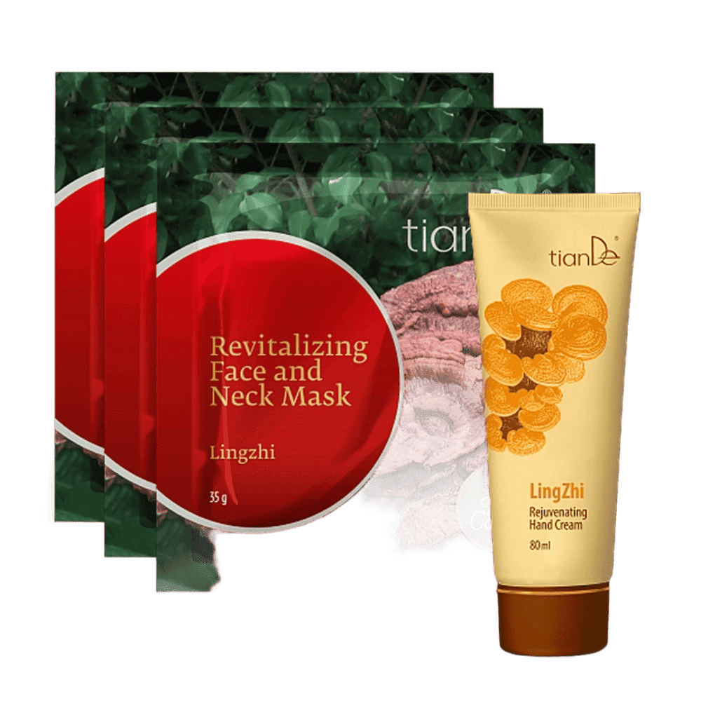 Linčži harmonija: gaivinamosios kaukės veidui ir kaklui