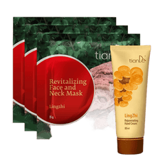 Linčži harmonija: gaivinamosios kaukės veidui ir kaklui