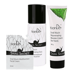 Snail Secret rinkinys su sraigių mucinu: 3 produktai už 2 kainą