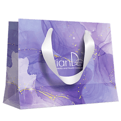 Popierinis dovanų maišelis (violetinis) 280x100x230 - Tiandelt.lt